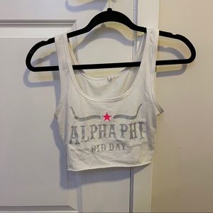 Alpha Phi Crop Top